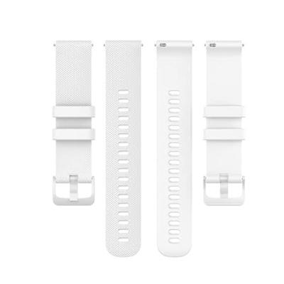 Garmin Venu 3s / Vivoactive 4s / Venu 2s / Vivomove 3s / Forerunner 255s - Sportband met motief - Wit Garmin Venu 3s / Vivoactive 4s / Venu 2s / Vivomove 3s / Forerunner 255s - Sportband met motief - Wit