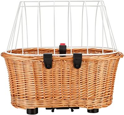 RIXEN & KAUL dierenmand, achterop "doggy basket" rear animal basket r&k "doggy basket" wicker