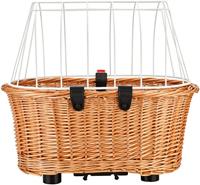 RIXEN & KAUL dierenmand, achterop "doggy basket" rear animal basket r&k "doggy basket" wicker - thumbnail