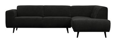 WOOOD Hoekbank 'Statement' Rechts, Rib, kleur Graphite