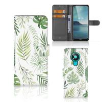 Nokia 3.4 Hoesje Leaves - thumbnail
