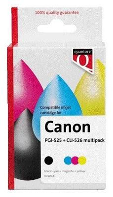 Inktcartridge quantore can pgi-525 cli-526 2zw3kl Inktcartridge quantore can pgi-525 cli-526 2zw3kl