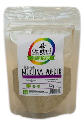 Original Superfoods Biologische Mucuna Poeder 50 Gram Original Superfoods Biologische Mucuna Poeder 50 Gram