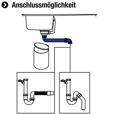 Cornat Verlengde Afvoer Spoelbak 6/4 (410) - T355404R