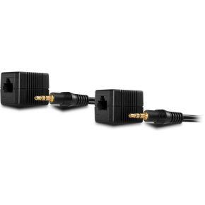 LINDY 70450 Audio-extender Audio, stereo (3.5 mm jackplug) Via netwerkkabel RJ45 100 m