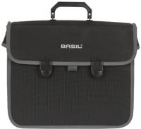 Basil malaga xl - enkele fietstas, unisex, zwart - thumbnail