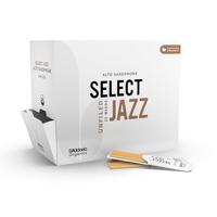 D&apos;Addario Woodwinds ORRS01ASX3S-B25 Organic Select Jazz Altsaxofoonriet, 3 Soft, 25-pack, Unfiled - thumbnail