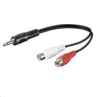 Microconnect audalhf02 kabel audio zwart - thumbnail