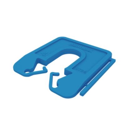 Milli-Max Uitvulplaatjes 4 mm blauw VE=100 - 07843021