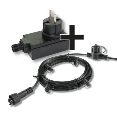 GardenLights 12V Starterpack 24W met trafo en kabel - 6274011