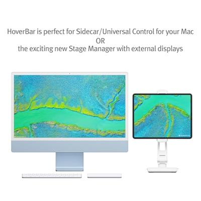 Twelve South Hover Bar Duo Mount Bureau/Klem Opvouwbare Standaard wit