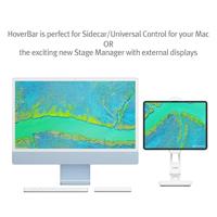 Twelve South Hover Bar Duo Mount Bureau/Klem Opvouwbare Standaard wit - thumbnail