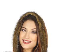 Eskimo Kostuum Bruin Vrouw Kiki - thumbnail