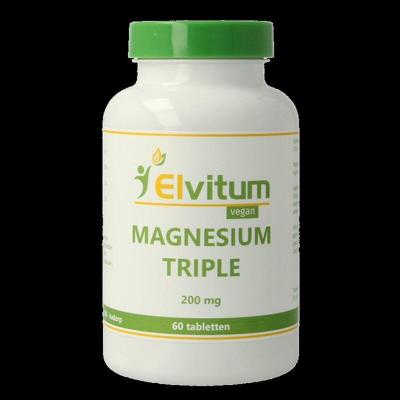 Elvitum Magnesium triple 200mg 60 Tabletten