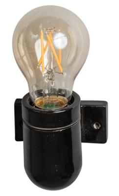 ETH Porseleinen wandlampVintage Wall zwart - 05-FK8812-30
