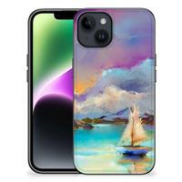 Kleurrijke Telefoonhoesje iPhone 15 Boat - thumbnail