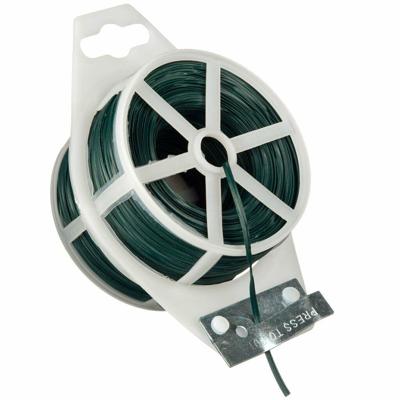 Bindband groen met metalen kern geplastificeerd 100m Nature - Nature Bindband groen met metalen kern geplastificeerd 100m Nature - Nature