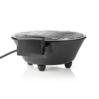 Nedis BBQE112BK Elektrische Barbecue Rond 30 Cm 1250 Watt - thumbnail