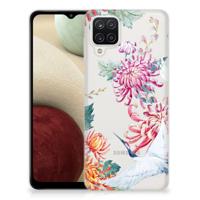 Samsung Galaxy A12 | TPU Hoesje | Bird Flowers - thumbnail
