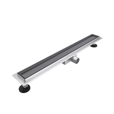 Fortifura Galeria douchegoot - 80cm - tegelrooster - vloerflens - Geborsteld Gunmetal PVD SW679910/SW1075296