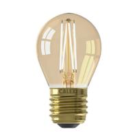 CALEX - LED Lamp - Kogellamp P45 - E27 Fitting - Dimbaar - 3.5W - Warm Wit 2100K - Goud - thumbnail