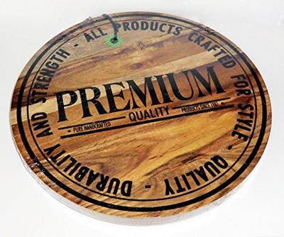 Houten serveerplank/kaasplank Ø28x1,8cm