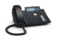 Snom D345 IP-telefoon, SIP bureautelefoon (hoge resolutie display, configureerbare 12 SIP identiteiten, 12 (48), zelfs belettering, multi-gekleurde LED-knoppen), zwart, 00004260 - thumbnail