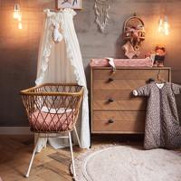 Jollein Sluier babybed vintage 155 cm Ruffle Ivory - thumbnail