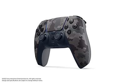 DualSense draadloze controller - grijze camouflage I PS5 en pc - thumbnail