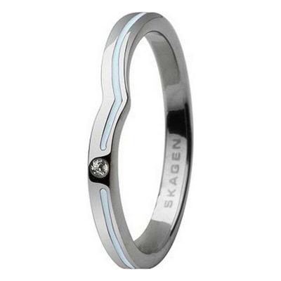 Dames ring Skagen JRSI018SS - Maat: 18