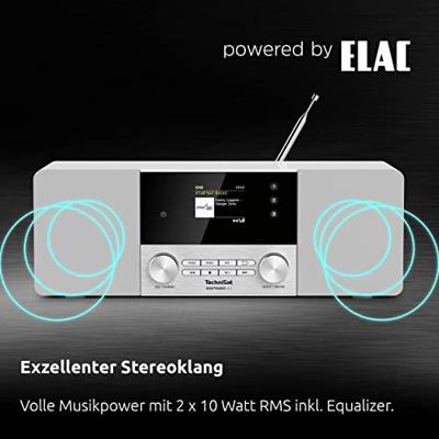 TechniSat DIGITRADIO 4 C Radio DAB+, VHF (FM), DAB Bluetooth Wit
