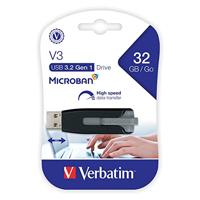 Verbatim V3 USB-stick 32 GB Zwart 49173 USB-A 3.2 Gen 1 - thumbnail