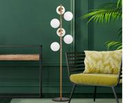 Staande lamp ZAGALLO 6 lampen vintage - thumbnail