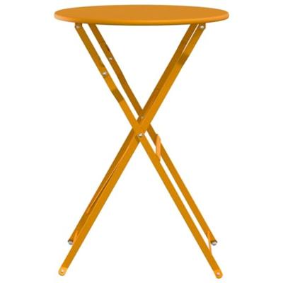 Bistrotafel Mosterdgeel Ø50x71 cm Poedercoating staal