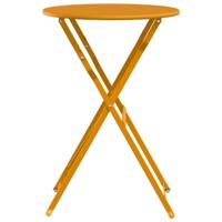 Bistrotafel Mosterdgeel Ø50x71 cm Poedercoating staal - thumbnail