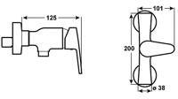 Cornat 3130 Espera 1Gr-Mengkraan Douche Ch - ESP3 - thumbnail