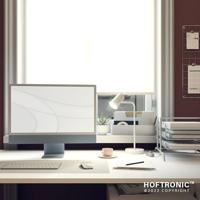 Riga - LED Tafellamp - 4 Watt 345 Lumen - 4000K Neutraal wit- Kantelbaar en Draaibaar - Ingebouwde snoerdimmer - Bureaulamp - GU10 - IP20 voor binnen - Wit - thumbnail