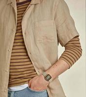 Unisex horloge Casio VINTAGE SLIM DESIGN Bruin (Ø 35,5 mm) - thumbnail