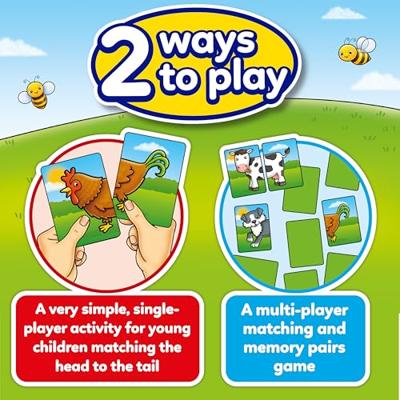 Educatief Spel Orchard Farmyard Heads & Tails (FR)