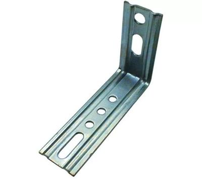 Waelbers Kozijnhoek m/ril 90° 120x65 mm, blauw verzinkt (GV) - 100 Stuk(s) - 470361.13
