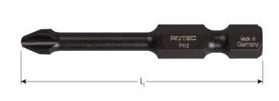 Rotec Impact kruiskopbit ph2 1/4x50mm | 5 stuk stuks