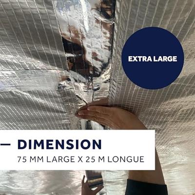 VAST-R aluminium tape basic - 75 mm x 25 m