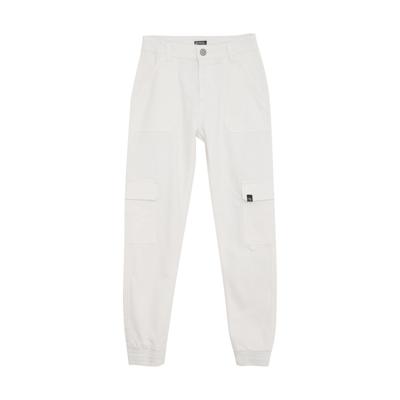 Indian Blue Jeans Zomer broek meisjes - wit - cargo