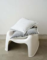 Marc O'Polo Fine Stripe Anthracite sierkussen - thumbnail