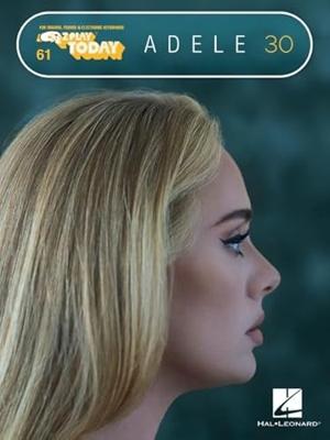 Hal Leonard Adele 30 songboek voor keyboard en orgel