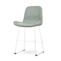 Nolon Nino-Fé Barkruk Zacht Groen - Wit Onderstel - 65 cm - thumbnail