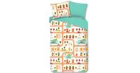 Good Morning katoenen kinderdekbedovertrek - thumbnail