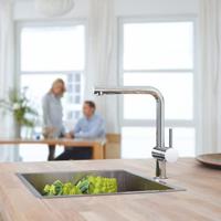 Grohe Minta keukenkraan met uittrekbare dualspray handdouche chroom - thumbnail