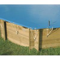 Afdekzeil voor zwembad rechthoekig - Afdekzeil 500 x 1100 - thumbnail