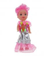 Jonotoys tienerpop roze knot 10 cm - thumbnail